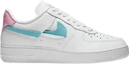 Кроссовки Nike Wmns Air Force 1 LXX 'White Pink Aqua', белый dc1164 101 | white