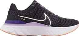 Кроссовки Nike Wmns React Infinity Run Flyknit 3 'Cave Purple Orange', фиолетовый dd3024 502 | purple