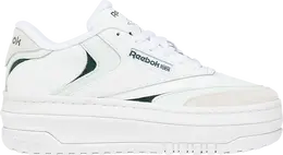 Reebok Кроссовки Wmns Club C Extra 'White Forest Green', белый 100033107 | white