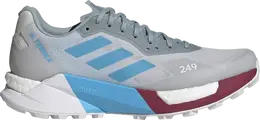 Кроссовки Adidas Wmns Terrex Agravic Ultra Trail 'Grey Sky Rush Burgundy', серый gz9039 | grey
