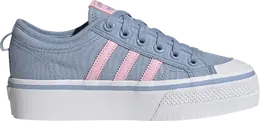 Кроссовки Adidas Wmns Nizza Platform 'Altered Blue Bliss Pink', синий gv9180 | blue