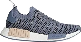 Кроссовки Adidas Wmns NMD_R1 STLT Primeknit 'Steel', синий cq2029 | blue