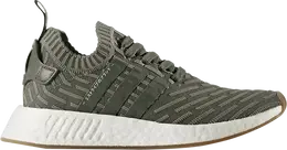 Кроссовки Adidas Wmns NMD_R2 Primeknit 'Japan Khaki Green', зеленый by9953 | green