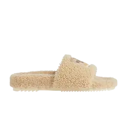 Кроссовки Gucci The North Face x Gucci Wmns Merino Wool Slide Butterscotch, кремовый 679948 deb00 9556 | butterscotch