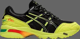 Кроссовки iab studio x gel 1090 'black lime' Asics, черный 1203a080 001 | black
