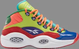 Кроссовки question mid big kid 'color explosion' Reebok, многоцветный hp3005 | multi-color
