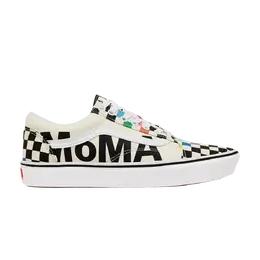 Кроссовки MoMA x Old Skool ComfyCush Vans, белый vn0a3wma1pj1 | white/black/multi-color