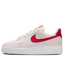 Кроссовки air force 1 '07 next nature 'pale ivory university red' Nike, белый dc9486-109 | pale ivory/sail/university red