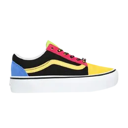 Кроссовки Old Skool Platform Vans, мультиколор vn0a3b3u21x | multi/true white