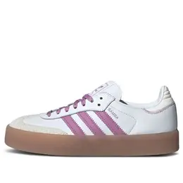 Кроссовки самбэ Adidas, белый ie9106 | cloud white/preloved purple/off white