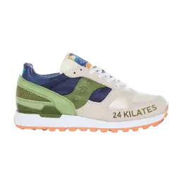 Кроссовки 24 Kilates x Shadow Original Saucony, зеленый 70118 2 | green/blue/gum