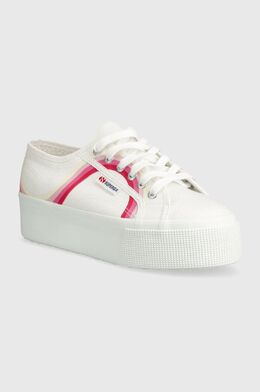 Кроссовки 2790 ROUND STRIPES Superga, белый ppyh-obd4c6_00x | bianco