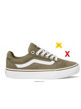 Кроссовки на шнуровке Vans Sneaker Ward Deluxe, зеленый 5551415 | grün