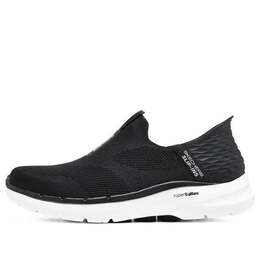 Кроссовки go walk 6 'black white' Skechers, черный 216278-blk | black/white