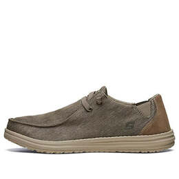 Кроссовки melson casual shoes khaki Skechers, хаки 66387-khk | khaki