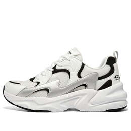 Кроссовки bobs bamina 2 'white black silver' Skechers, белый 118321-wbks | white/black/silver