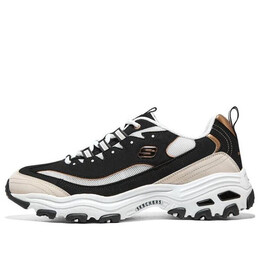 Кроссовки dlites 1.0 'black' Skechers, черный 894199-bkgd | black/white/brown
