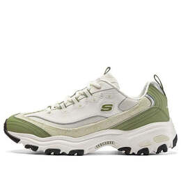 Кроссовки d'lites varsity spirit sneaker 'white beige green' Skechers, белый 894282-wmlt | white/beige/green