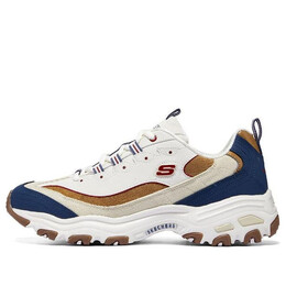 Кроссовки d'lites varsity spirit sneaker 'white blue' Skechers, белый 894282-brbl | white/blue/tan/beige/brown