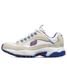 Кроссовки stamina low running shoes white/red/yellow Skechers, белый 51286-wrdb | white/red/yellow