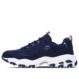 Кроссовки dlites low 'navy white' Skechers, синий 52675-nvy | navy blue/white