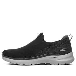 Кроссовки go walk 6 slip on 'black' Skechers, черный 216202-blk | black