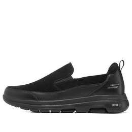 Кроссовки go walk 5 leather 'black' Skechers, черный 216049-bbk | black