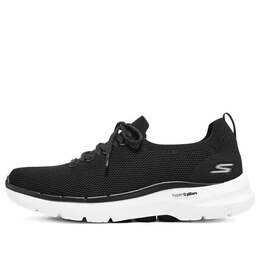 Кроссовки go walk 6 hyper burst 'black white' Skechers, черный 216272-bkw | black/white