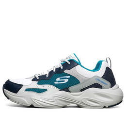 Кроссовки stamina airy low-top running shoes white/blue/green Skechers, белый 237000-nvmt | whitebluegreen