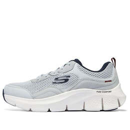 Кроссовки flex comfort 'grey' Skechers, серый 232685-gynv | gray/white