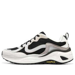Кроссовки dlites wave 'white black grey' Skechers, белый 237562-bkmt | white/black/grey