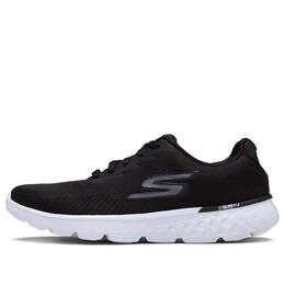 Кроссовки go run 400 generate low black/white Skechers, черный 54354-bkw | black/white