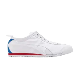 Кроссовки Onitsuka Tiger Mexico 66 Slip-On 'White Blue', белый d3k0n 100 | white