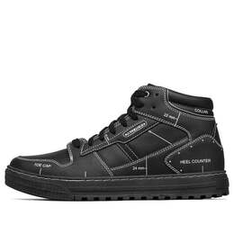 Кроссовки reclass high-top sneakers black Skechers, черный 210230-blk | black