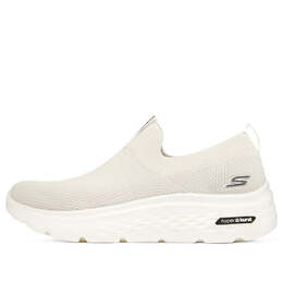 Кроссовки go walk hyper burst light white Skechers, белый 216074-ofwt | milky white