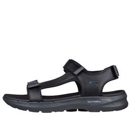 Кроссовки go walk 6 sandal 'black grey' Skechers, черный 229126-bkgy | black/grey