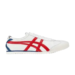 Кроссовки Onitsuka Tiger Mexico 66 Deluxe White Classic Red, белый 1181a367 103