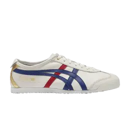 Кроссовки Onitsuka Tiger Mexico 66 White Dark Blue, белый 1183b511 100
