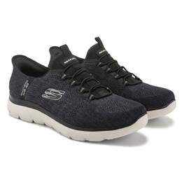 Кроссовки Slip-Ins Summits Skechers, черный 1054285/42370 | black/white