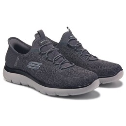Кроссовки Slip-Ins Summits Skechers, серый 1054285/76435 | grey/black medium