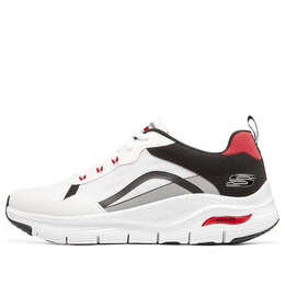 Кроссовки arch fit shoes 'white red black' Skechers, белый 894137-wbkr | white/red/black