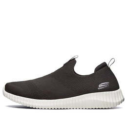 Кроссовки elite flex slip-on shoes 'black' Skechers, черный 52649-bkw | black