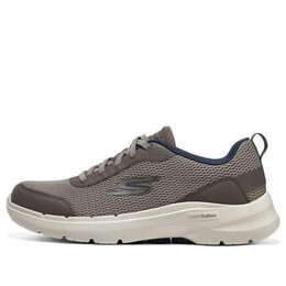 Кроссовки go walk 6 'beige khaki' Skechers, черный 216625-tpnv | black