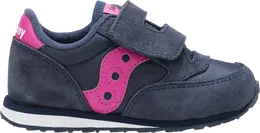 Кроссовки Saucony Jazz Hook & Loop Little Kid Navy Pink, синий sl160377b | blue