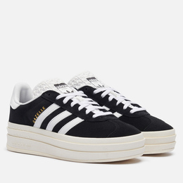 Женские кроссовки Adidas Gazelle Bold, цвет чёрный, размер 36.5 EU hq6912-4895033