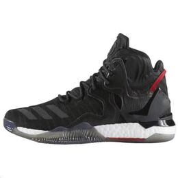 Кроссовки Adidas D Rose 7 Black Scarlet Red, черный b49713 | black