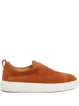 Santoni suede sneakers 28537606