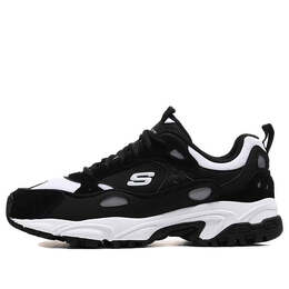 Кроссовки stamina low running shoes black/white Skechers, черный 666058-bkw | black/white