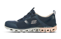Кроссовки Skechers Glide Step Lifestyle Shoes Women's Low-top Navy, темно-синий 104195-nvpk | marine blue