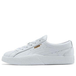 Кроссовки love tumbled leather white Puma, белый 373649-01 | white